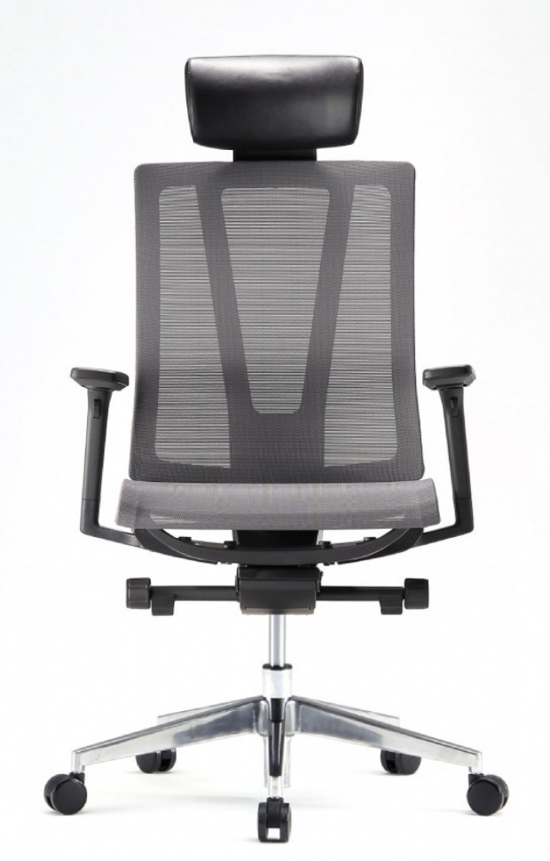 Кресло FALTO G1 AIR GON-18KALH-AL-BK  Спинка Черн /сидение Черн /Каркас черный