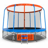 Батут DFC JUMP BASKET с сеткой 14FT-JBSK-B